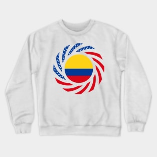 Colombian American Multinational Patriot Flag Crewneck Sweatshirt